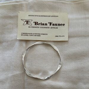 Brian Faunce Silver Bracelet